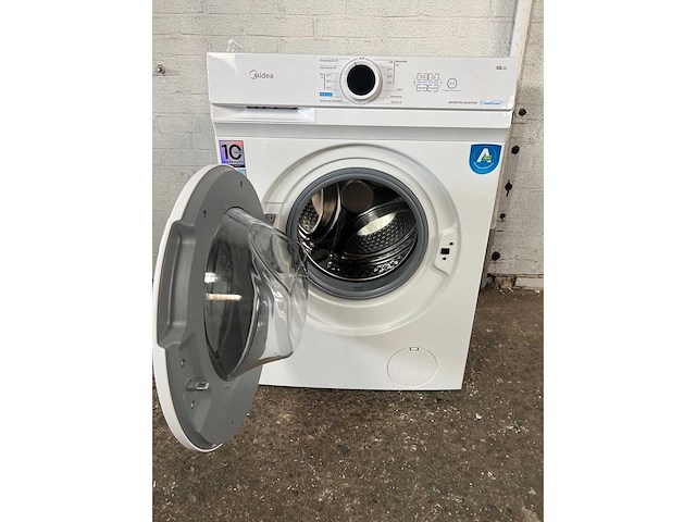 Midea mf10ew80ba10 wasmachine, 8 kg, 1400 rpm – duits display - afbeelding 2 van  6