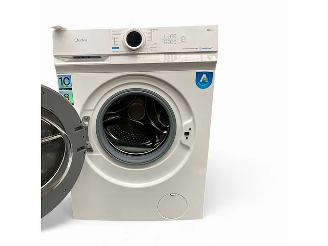 Midea mf10ew80ba10 wasmachine, 8 kg, 1400 rpm duits display - afbeelding 6 van  8