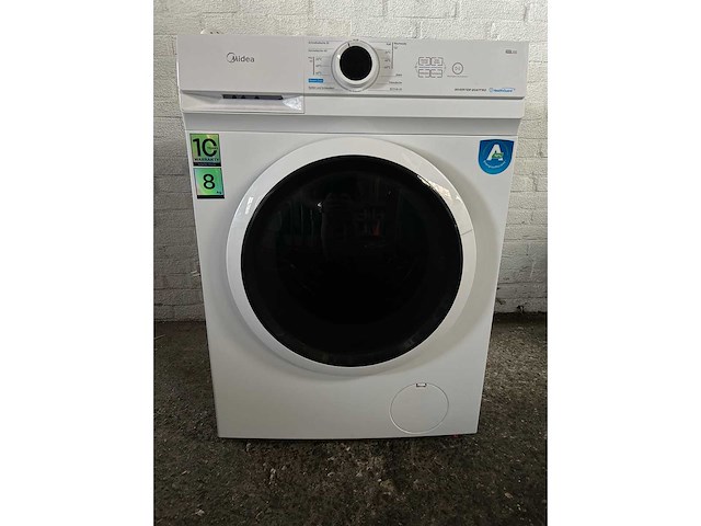 Midea mf10ew80ba10 wasmachine - afbeelding 1 van  4