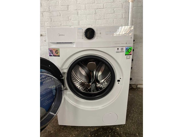 Midea mf200d86wb-14das wasdroger, 8/6kg wassen/drogen duits display - afbeelding 5 van  6