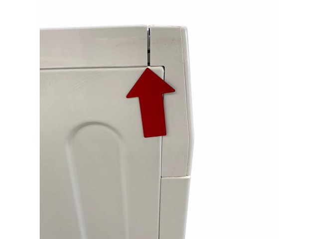 Midea mf200w90wb-14a wasmachine voorlader 9 kg 1300 rpm wit duits display - afbeelding 4 van  7