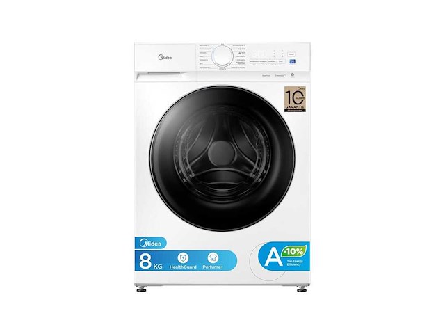 Midea mfv3ew80ba10 wasmachine - afbeelding 1 van  8