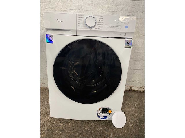 Midea mfv3ew80ba10 wasmachine - afbeelding 2 van  8