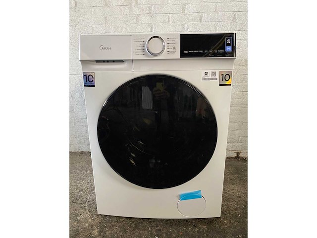 Midea mfv5ew100wba30 wasmachine 10 kg 1400 rpm duits display - afbeelding 2 van  6