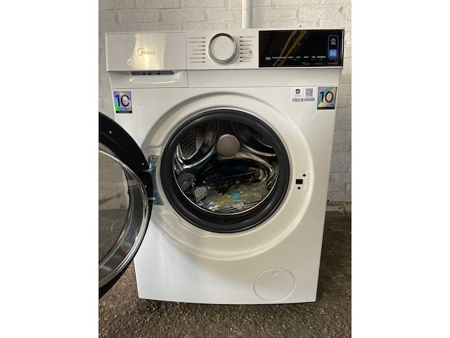 Midea mfv5ew100wba30 wasmachine 10 kg 1400 rpm duits display - afbeelding 7 van  7