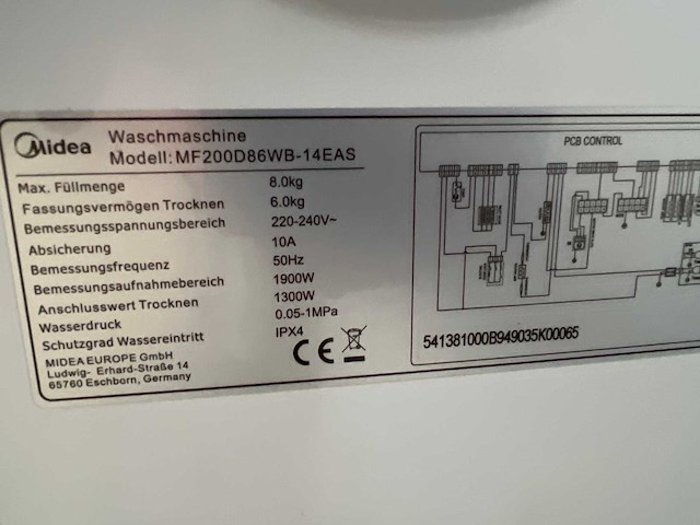 Midea vaatwasser | midea wasmachine - afbeelding 4 van  4