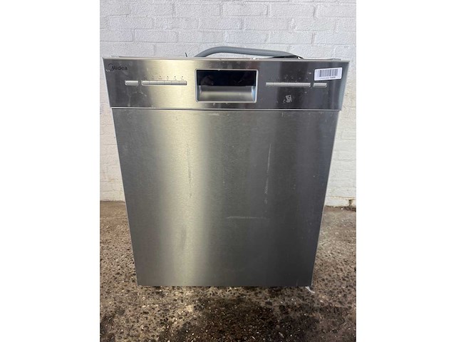 Midea vaatwasseronderbouw mdweu1435xss-w, 14 couverts, vaatwasser 60 cm deels geïntegreerd met wifi - afbeelding 1 van  7