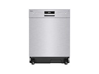 Midea vaatwasseronderbouw mdweu1435xss-w, 14 couverts, vaatwasser 60 cm deels geïntegreerd met wifi - afbeelding 1 van  8