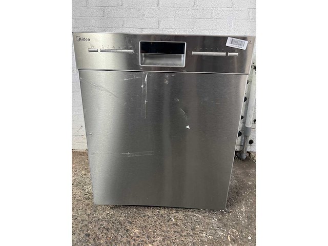Midea vaatwasseronderbouw mdweu1435xss-w, 14 couverts, vaatwasser 60 cm deels geïntegreerd met wifi - afbeelding 2 van  6