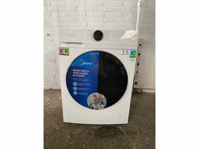 Midea was-droogcombinatie mf200d86wb-14das 6 kg energielabel d - afbeelding 2 van  6