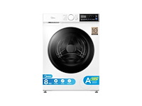Midea wasmachine 8 kg eek a-30% bldc inverter motor wit mfv5ew80wba30 duits display - afbeelding 1 van  7