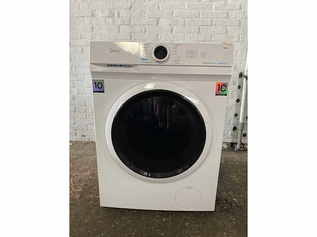 Midea wasmachine mf10ew100b 10 kg energielabel a - afbeelding 3 van  6