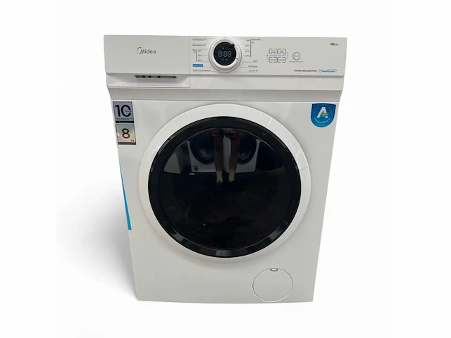 Midea wasmachine mf10ew80ba10 8 kg energielabel a - afbeelding 2 van  7
