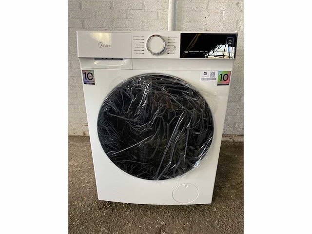 Midea wasmachine mfv5ew100wba30 10 kg energielabel a - afbeelding 2 van  5