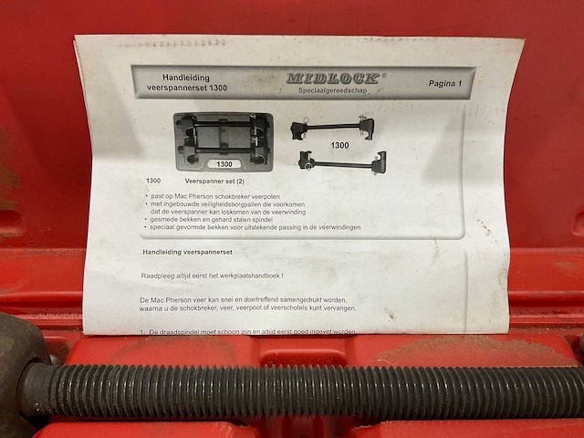 Midlock - 1300 - veren spannerset - afbeelding 4 van  6