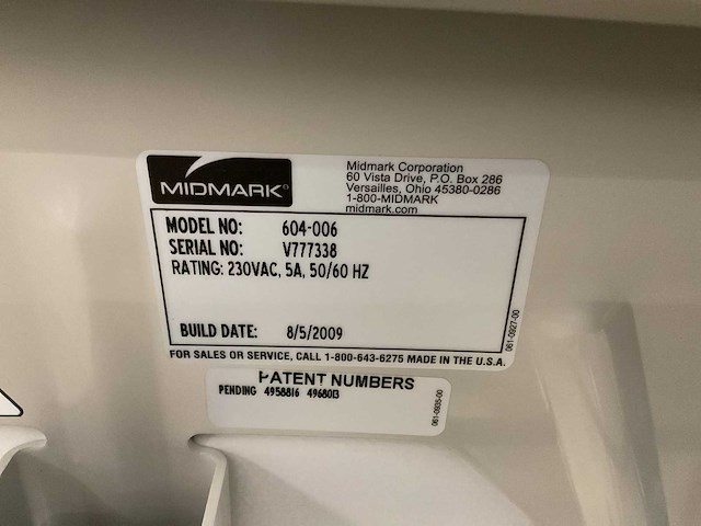 Midmark 604-006 examination table - afbeelding 7 van  8