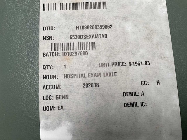 Midmark ritter 204 examination table - afbeelding 7 van  7