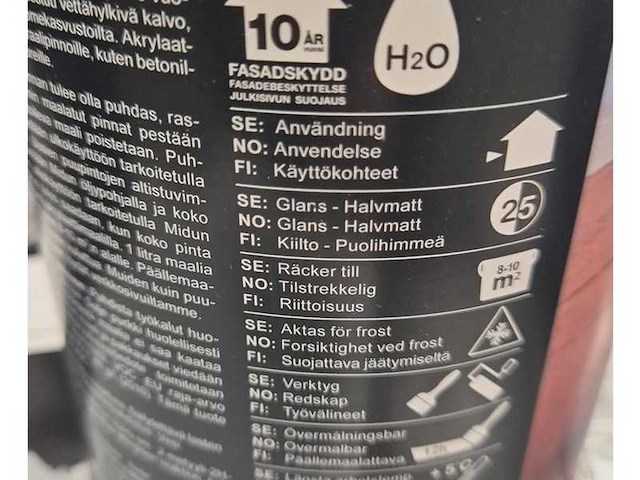 Midun dekkende lak mat watergedragen lichtgrijs 1l (60x) - afbeelding 1 van  1