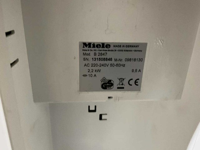 Miele - b 2847 - strijksysteem - afbeelding 5 van  7