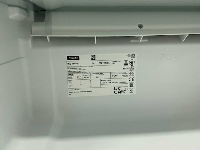 Miele - fns7140e - inbouw vriezer - afbeelding 3 van  11