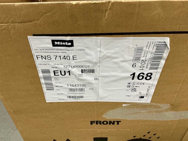 Miele - fns7140e - inbouw vriezer - afbeelding 2 van  11