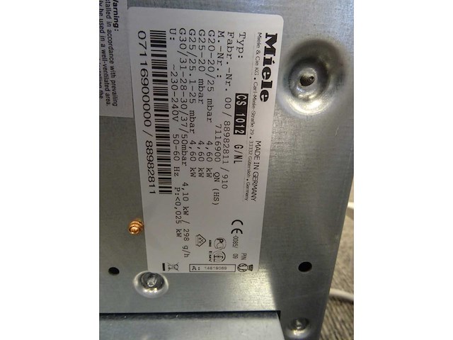 Miele - keukenapparatuur (5x) - afbeelding 9 van  13