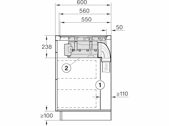 Miele - kmda 7876-1 fl - kookplaat 52x80x23,8 cm - afbeelding 6 van  8