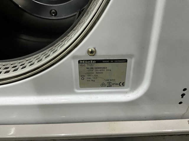 Miele - t5207 - luchtafvoer wasdroger - afbeelding 5 van  5