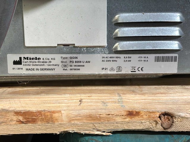 Miele - various medical equipment - 2014 - afbeelding 6 van  6