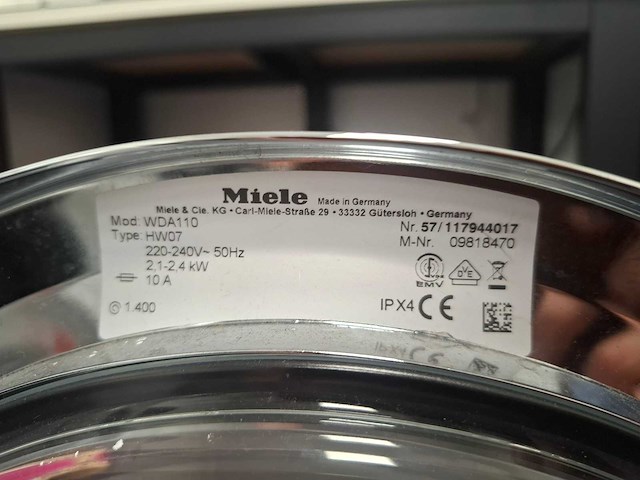 Miele - wda110 - wasmachine - afbeelding 4 van  4