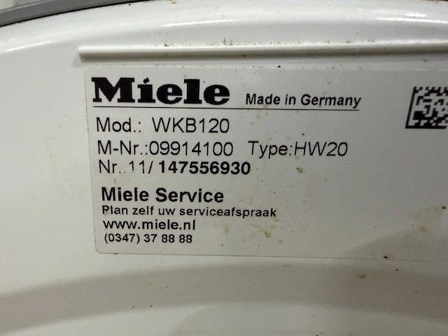 Miele - wkb 120 hw20 - wasmachine - afbeelding 4 van  4