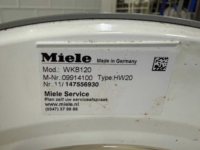 Miele - wkb120 hw20 - wasmachine - afbeelding 5 van  5