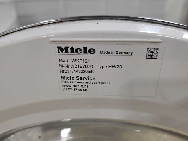Miele - wkf21 - hw20 - wasmachine - afbeelding 7 van  8
