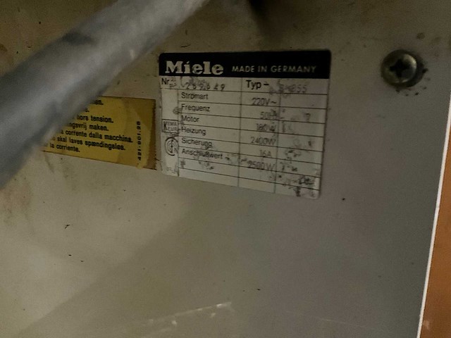 Miele b 855 strijkmachine - afbeelding 6 van  6
