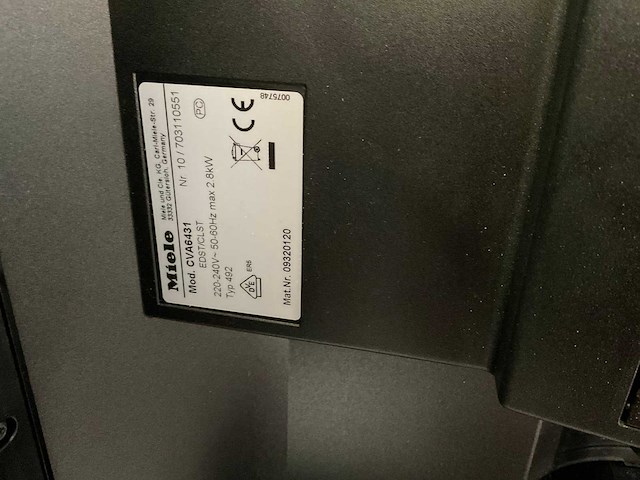 Miele cva6431 inbouw koffiemachine - afbeelding 6 van  8