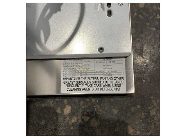 Miele da6596w puristic canto stainless steel extractor hood 110v - afbeelding 4 van  4