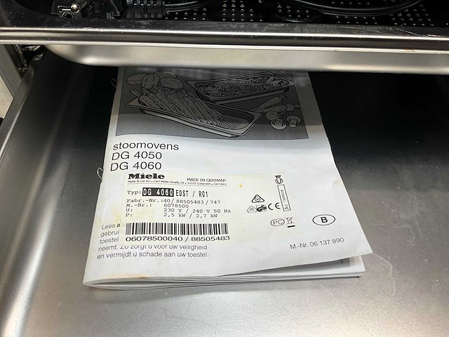 Miele dg4060 steamer - afbeelding 8 van  11