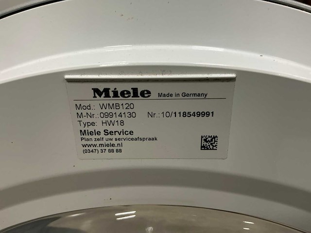 Miele hw18 wasmachine - afbeelding 7 van  8