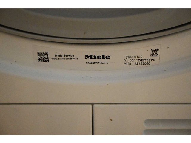 Miele t1 excellence ht30 wasdroger - afbeelding 4 van  5