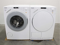 Miele v 1814 softcare system wasmachine & miele t 7744 c softcare system wasdroger - afbeelding 1 van  8