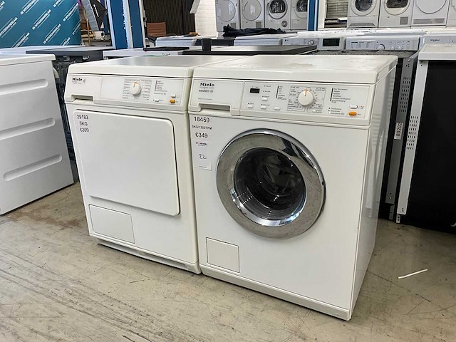 Miele v 4535/ t 4223c 5kg wasmachine en droger - afbeelding 1 van  4