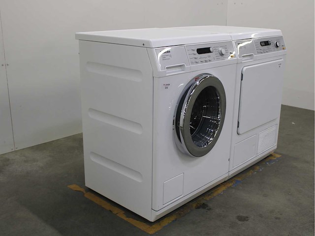 Miele v 5849 softcare system wasmachine & miele t 8873 wp edition 111 wasdroger - afbeelding 4 van  8