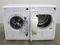Miele v 5860 softcare system wasmachine & miele t 8463 c softcare system wasdroger - afbeelding 2 van  7