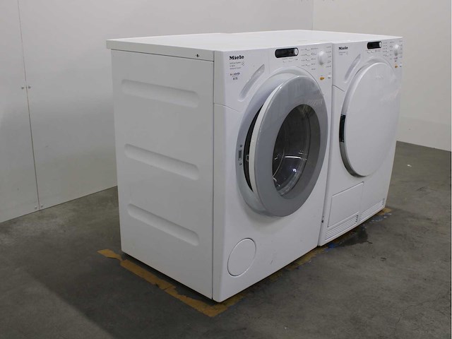 Miele w 1712 softcare system wasmachine & miele t 7744 c softcare system wasdroger - afbeelding 3 van  8