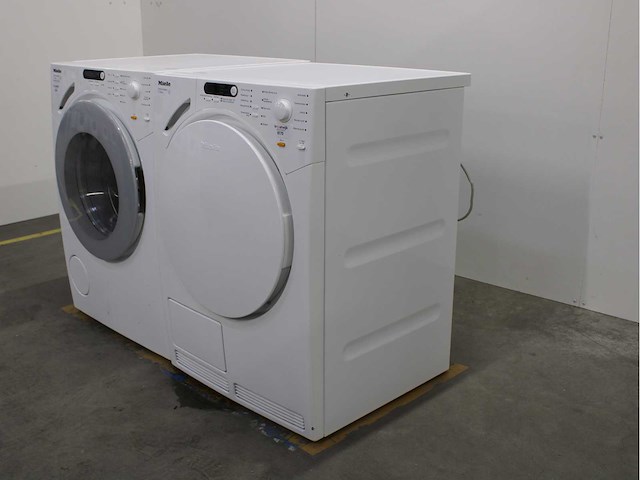 Miele w 1712 softcare system wasmachine & miele t 7744 c softcare system wasdroger - afbeelding 5 van  8