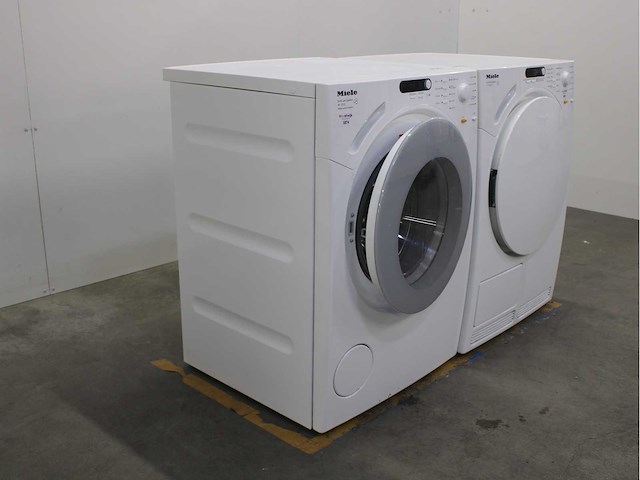Miele w 1713 softcare system wasmachine & miele t 7748 c softcare system wasdroger - afbeelding 4 van  8
