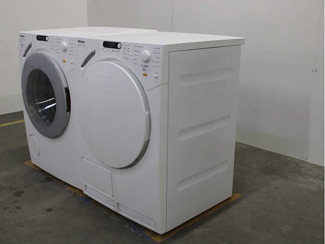Miele w 1713 softcare system wasmachine & miele t 7748 c softcare system wasdroger - afbeelding 7 van  8