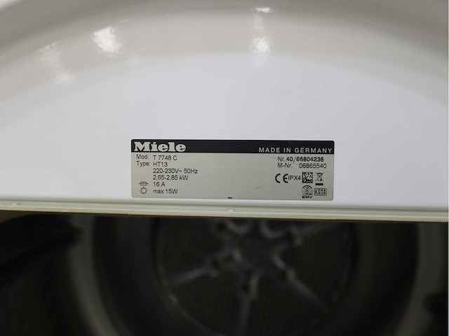 Miele w 1713 softcare system wasmachine & miele t 7748 c softcare system wasdroger - afbeelding 8 van  8