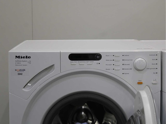 Miele w 1724 softcare system wasmachine & miele t 7744 c softcare system wasdroger - afbeelding 3 van  8