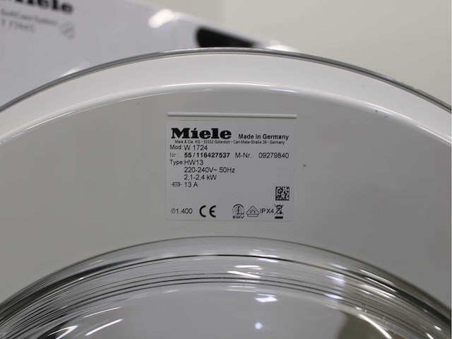 Miele w 1724 softcare system wasmachine & miele t 7744 c softcare system wasdroger - afbeelding 5 van  8